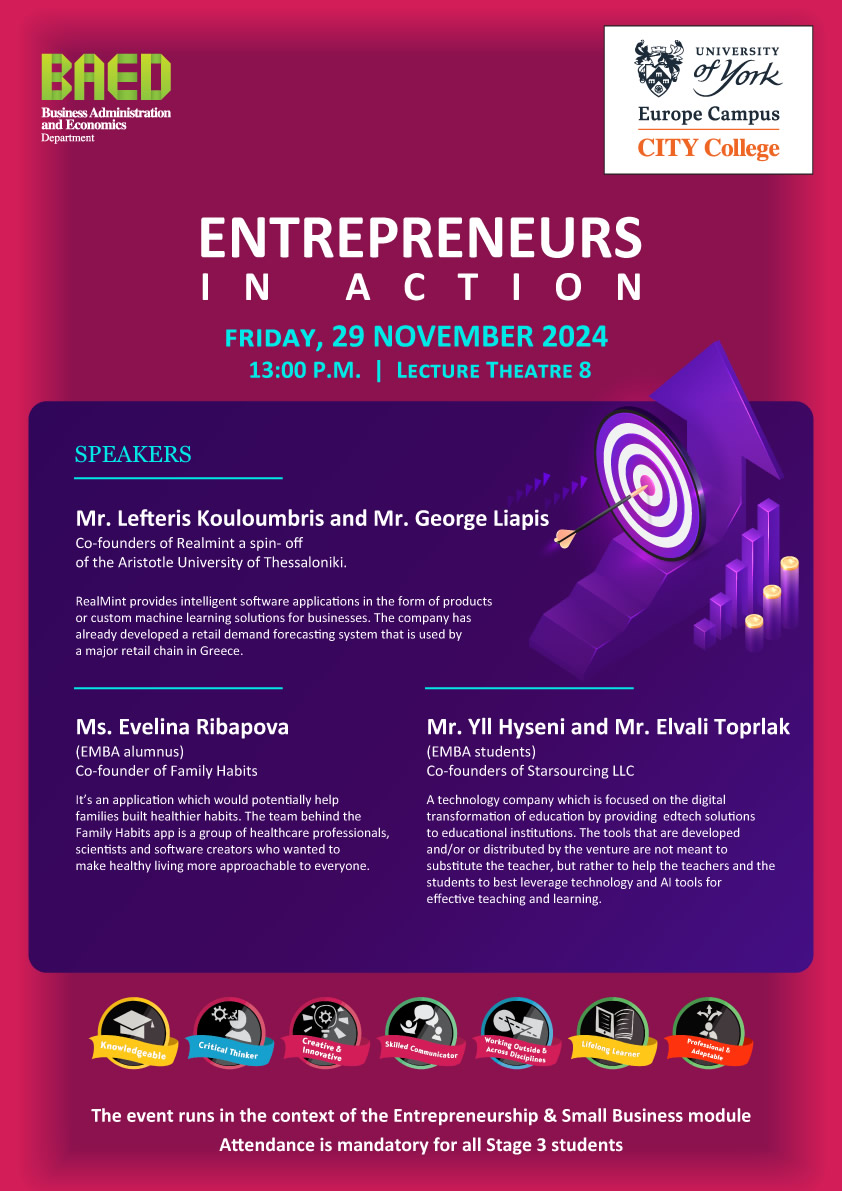 Entrepreneurs in Action