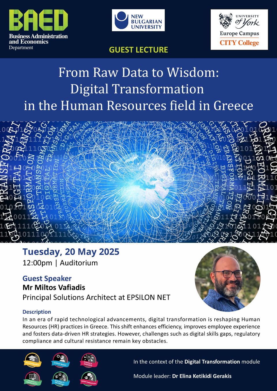 From Raw Data to Wisdom - Digital Transformation in the Human Resources field in Greece