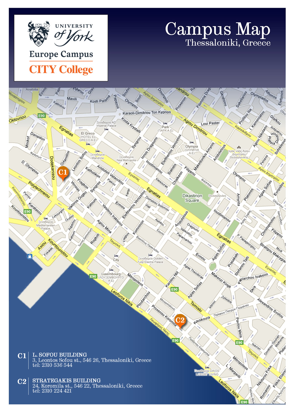CITY College campus map