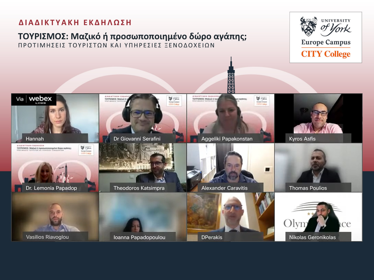 New trends and challenges in the Tourism industry explored at the successful online event on Tourism by CITY College