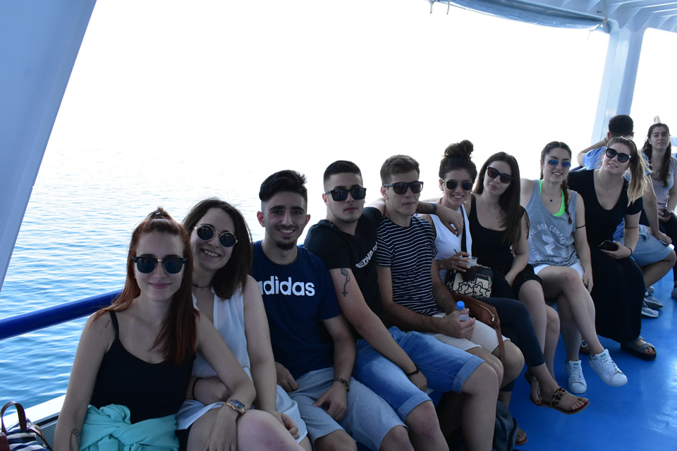CITY College student summer trip to Skiathos island