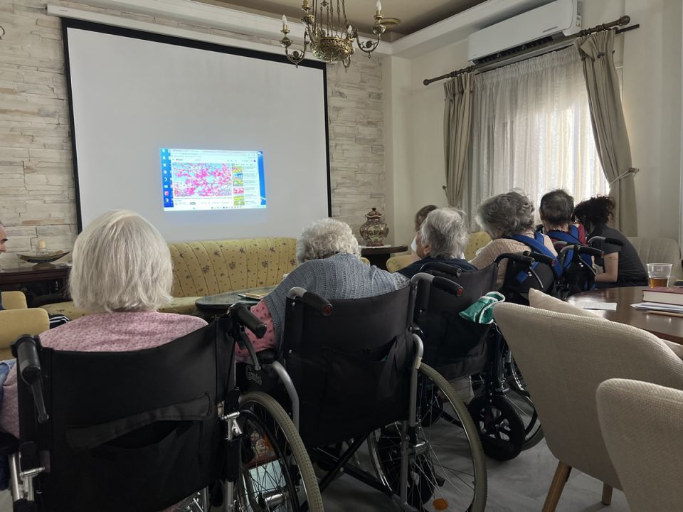 Neuropsychology students visit Alzheimer Hellas Hospice