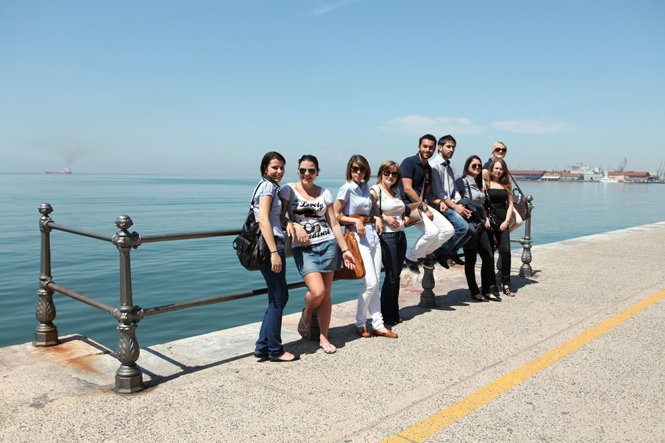 CITY College International Faculty students strolling around Thessaloniki