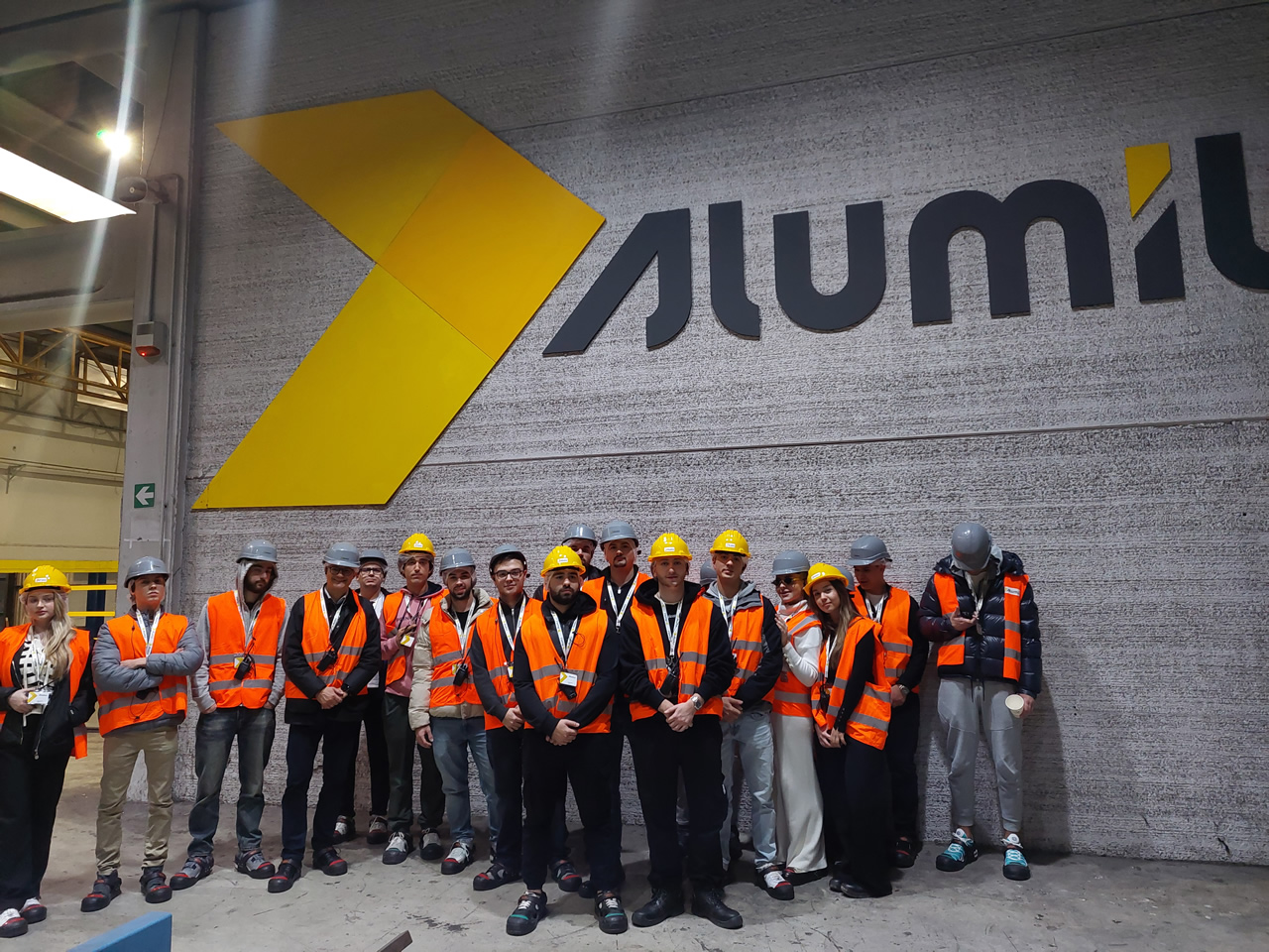A hands-on learning experience for CITY College business students at Alumil's cutting-edge facility