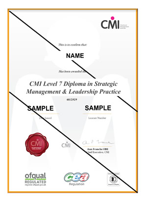 Click to enlarge CMI L7 Diploma